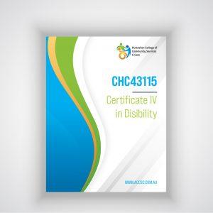 CHC43115 Certificate IV in Disability