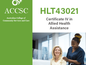 Certificate IV in Allied Health Assistance